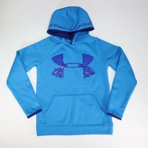 Under Armour Cold Gear Girl Pull Over Sweater Blue